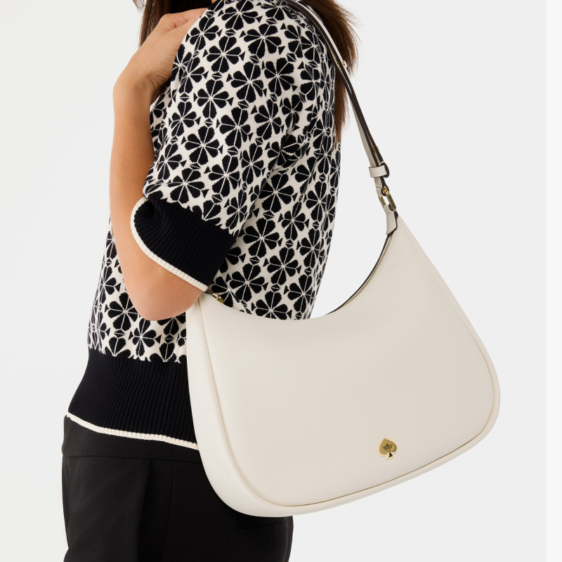 【3期免息】【新年礼物】【礼盒】kate spadeKAYLA皮革大号单肩包,淘宝优惠券,粉丝福利购,淘宝优惠卷