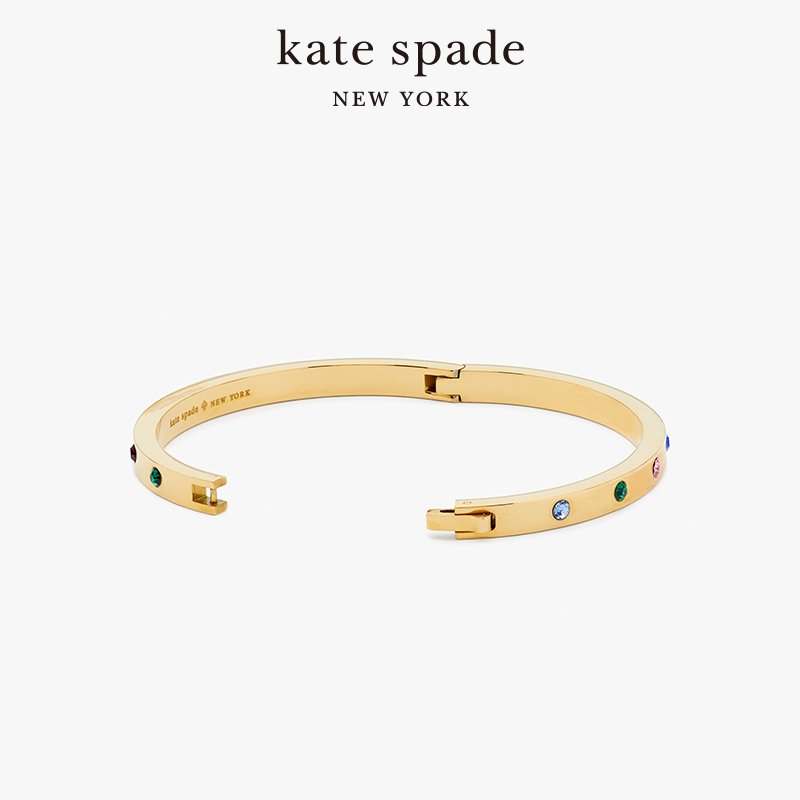 【2024新款】kate spade ks 艺术波点手镯闪亮多彩时尚轻奢气质女