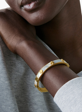 【3期免息】【元旦礼物】kate spade Spade Flower桃心四叶花手镯