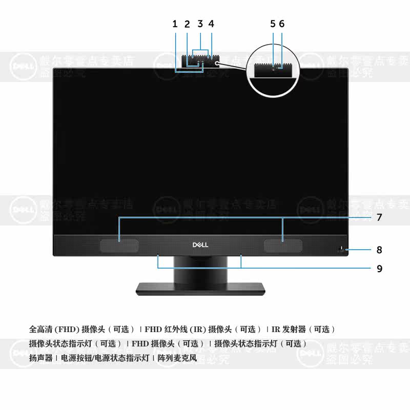 dell /戴尔optiplex 7460aio触控屏 戴尔零壹点一体机