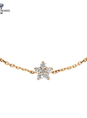 红绳女士钻石镶嵌手链