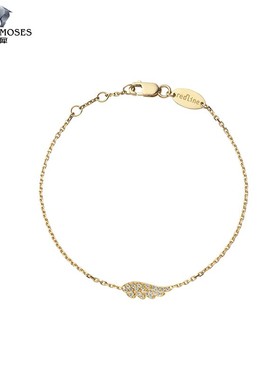 红绳女士钻石金链制手链