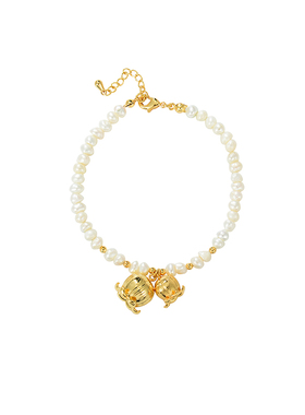 敢酷女珍珠铃兰花手链