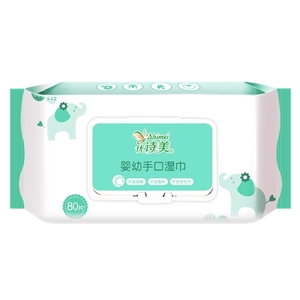 优诗美婴儿手口湿巾80抽*6大包