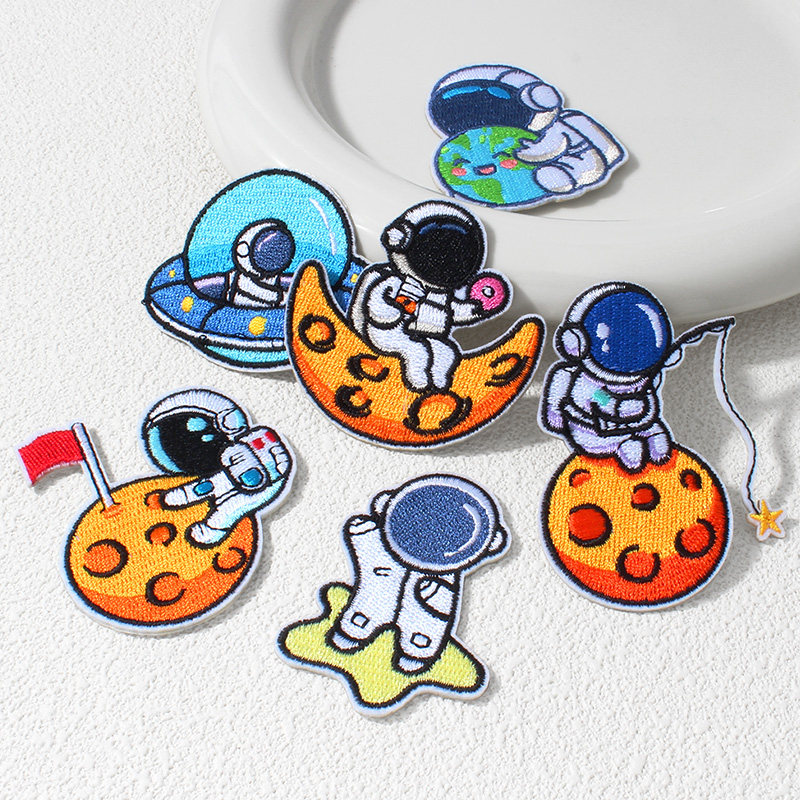 卡通儿童衣服布贴羽绒服破洞无痕修补贴强力自粘免缝宇航员补丁贴,淘宝优惠券,粉丝福利购,淘宝优惠卷