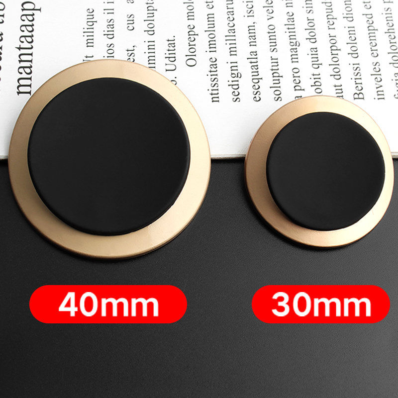 金属纽扣毛衣上衣扣子女风衣毛呢韩版装饰扣圆形百搭外套大衣钮扣 - 图1