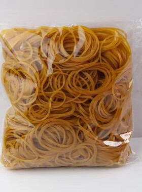 耐扯黄色美发店专用进口橡皮筋