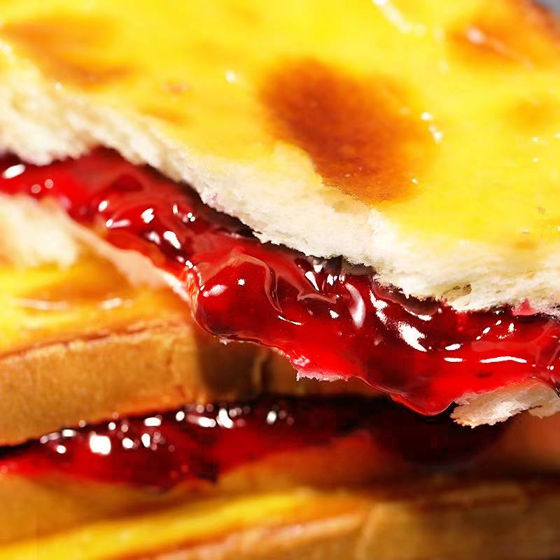 草莓岩烧乳酪夹心吐司早餐面包整箱蛋糕糕点点心零食健康休闲食品 - 图1