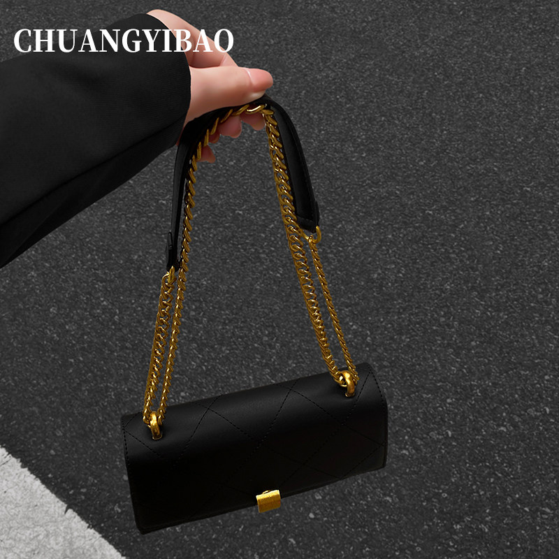 菱格链条包包女2025新款潮轻奢单肩腋下包高级质感时尚斜挎小方包,淘宝优惠券,粉丝福利购,淘宝优惠卷