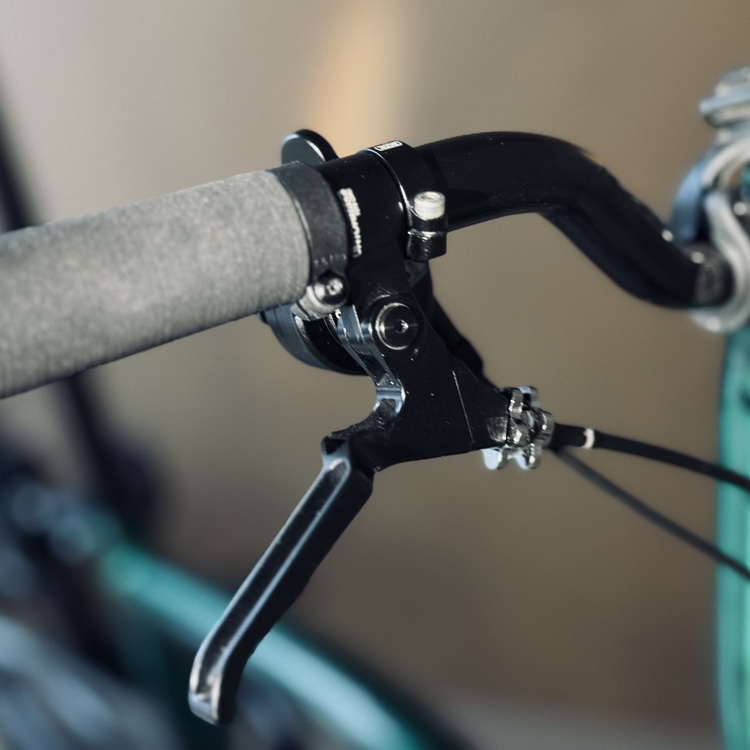 UnionJack UJ 小布折叠自行车改装配件全CNC制 复古长臂刹把 原车 - 图0