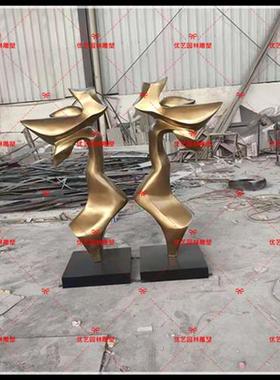大型不锈钢玻璃钢抽象造型雕塑金属户外异形创意景观雕塑摆件定制