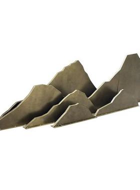 不锈钢假山石片雕塑铁艺金属水景观园林户外庭院背景装饰摆件定制