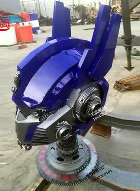 变形金刚擎天柱雕塑大型户外门口仿真摆件现货甩卖铁艺机器人定制