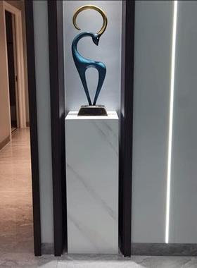 鹿雕塑摆件玻璃钢客厅玄关大型轻奢落地现代抽象创意艺术品可定制