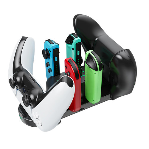 AOLION澳加狮 Switch手柄充电底座ns Pro左右joycon手柄充电器ps5/series手柄六合一座充支架周边配件 - 图3