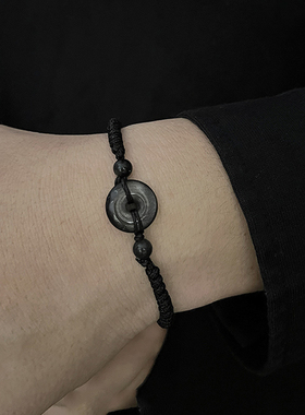 复古国风平安扣手链学生情侣