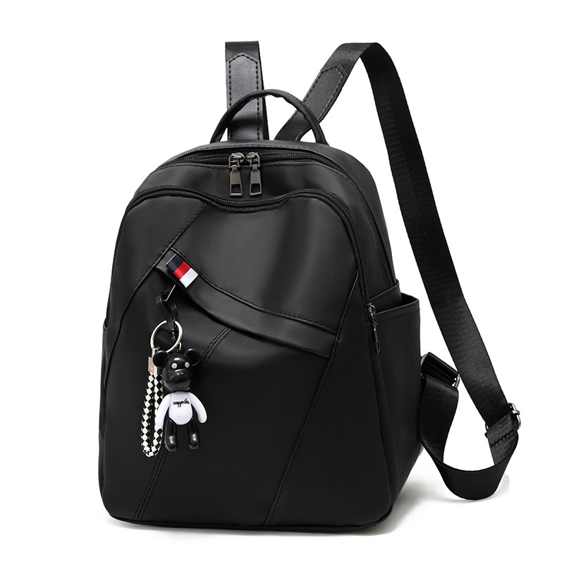 牛津布女2020新款潮时尚百搭双肩包 丁阁格双肩背包