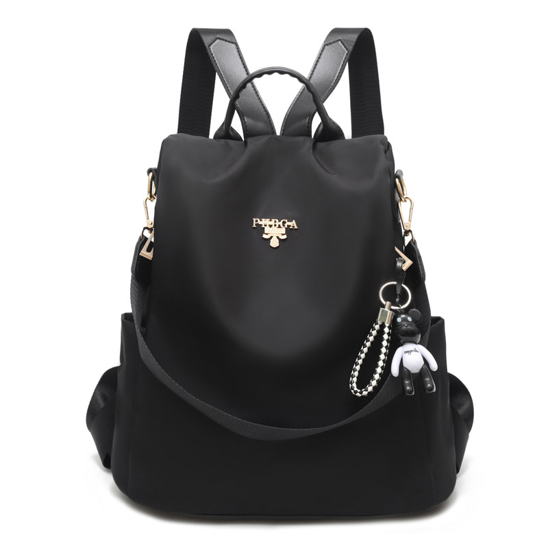 2020新款防盗牛津布女士潮单肩背包 丁阁格双肩背包