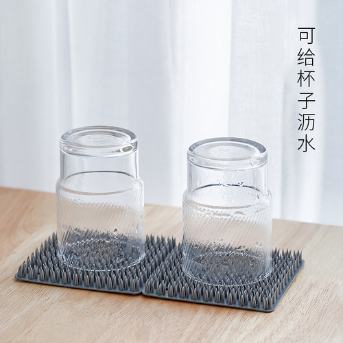 TIDY日本进口厨房水槽砧板缝隙清洁刷土豆胡萝卜清洗刷可弯曲刷子 - 图2