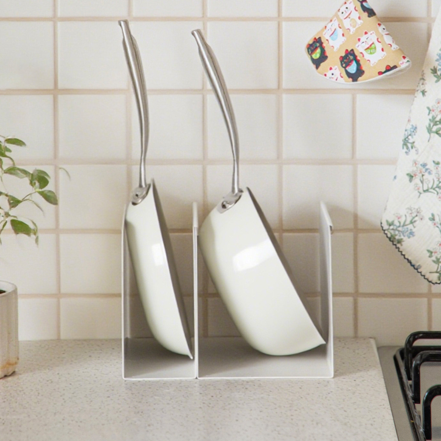 霜山锅具收纳架橱柜平底锅竖立放置锅盖砧板盘碟架厨房铁艺置物架,淘宝优惠券,粉丝福利购,淘宝优惠卷