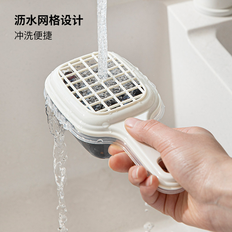 INOMATA日本进口蓝莓清洗篮带手柄水果沥水篮可微波食物收纳盒,淘宝优惠券,粉丝福利购,淘宝优惠卷