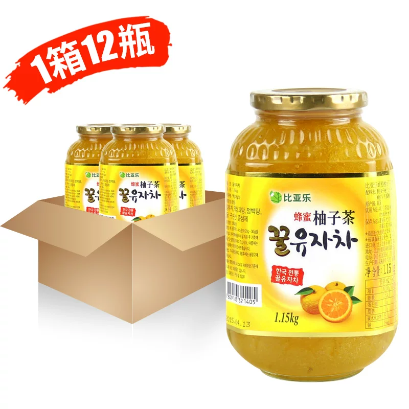 Южная Корея Biale Honey Grapefruit Tea 1150G Оригинал импортированный медовый упрочняющий чай из фруктов