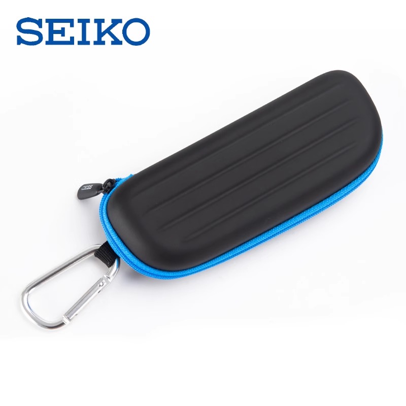 SEIKO精工原装镜盒方形翻盖式抗摔近视光学儿童镜盒运动款眼镜盒 - 图1