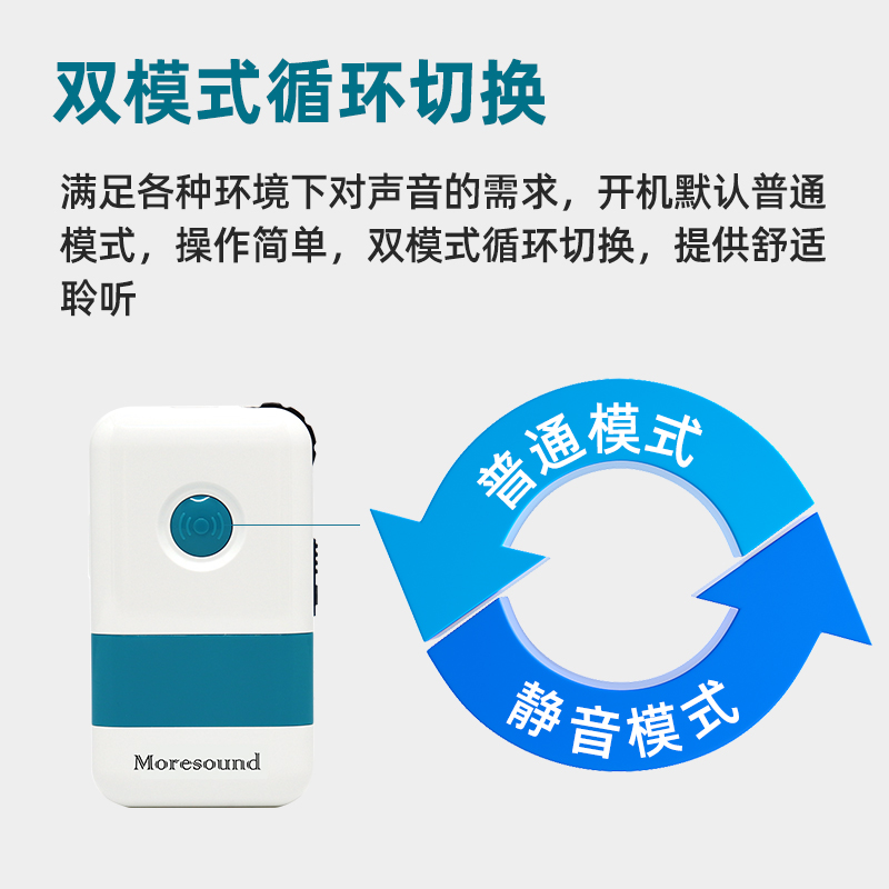 盒式有线助听器老人正品西门子耳机 分贝医疗器械助听器