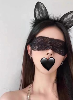 New girl Headband Cute Black Lace Cat's ears shaped hairband