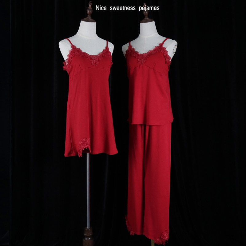 超值礼包纯棉睡裙女四件套超爱新娘 莎奈丝睡裙