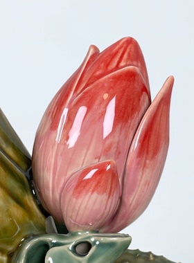 美陶莲子弥月中式祝福陶瓷小礼物