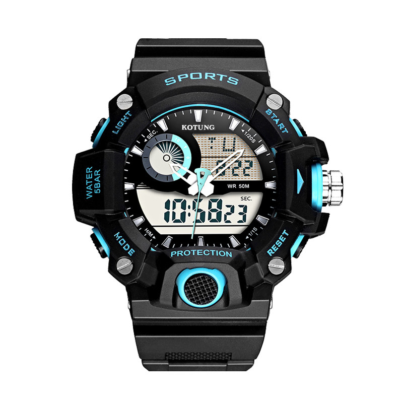 学生男士特种兵户外防水夜光电子表 wahome国产腕表