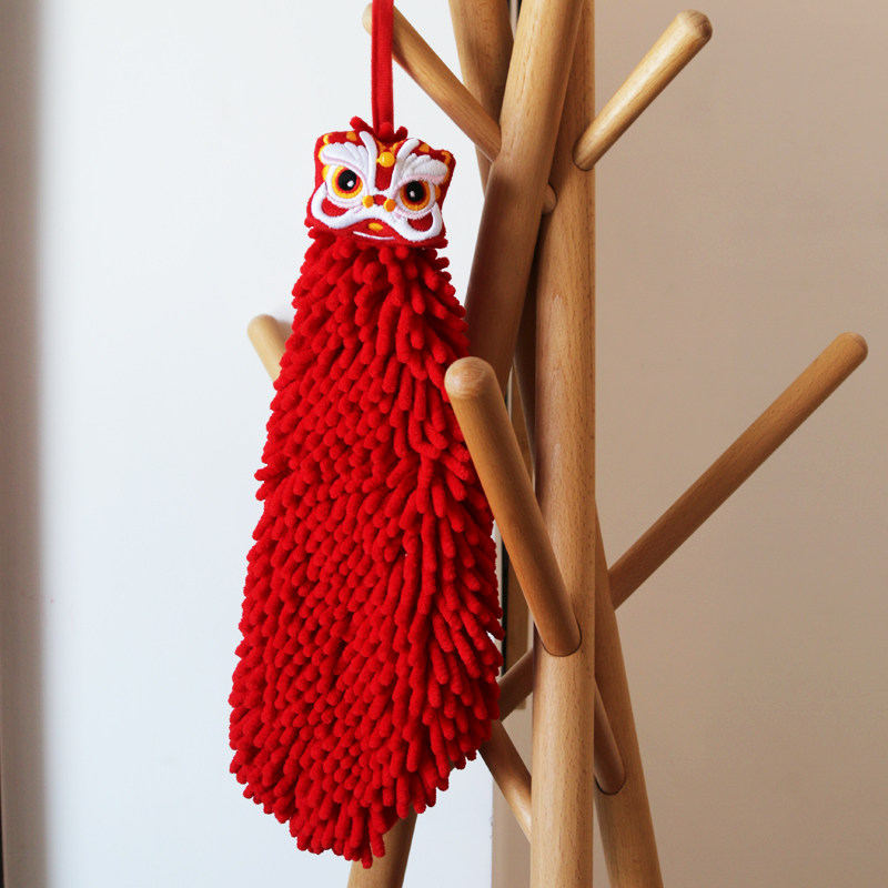 雪尼尔擦手巾挂式可爱红色结婚喜庆厨房浴室手帕喜字婚房布置挂饰,淘宝优惠券,粉丝福利购,淘宝优惠卷