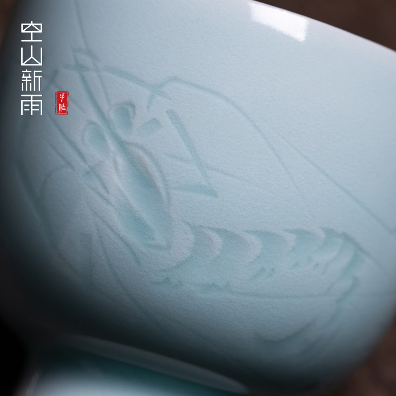 龙泉青瓷主人杯单杯李茂林纯手工高端功夫茶杯个人专用品茗杯子,淘宝优惠券,粉丝福利购,淘宝优惠卷