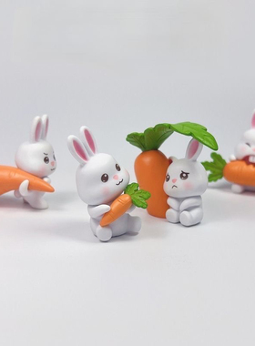 新款可爱工位装饰盲盒潮玩手办公仔家居办公树脂装饰摆件生日礼物