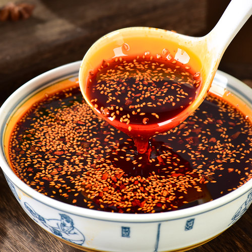 桶装辣椒油商用油泼辣子冒菜凉拌菜四川红油辣椒油小面调料8斤装 - 图2