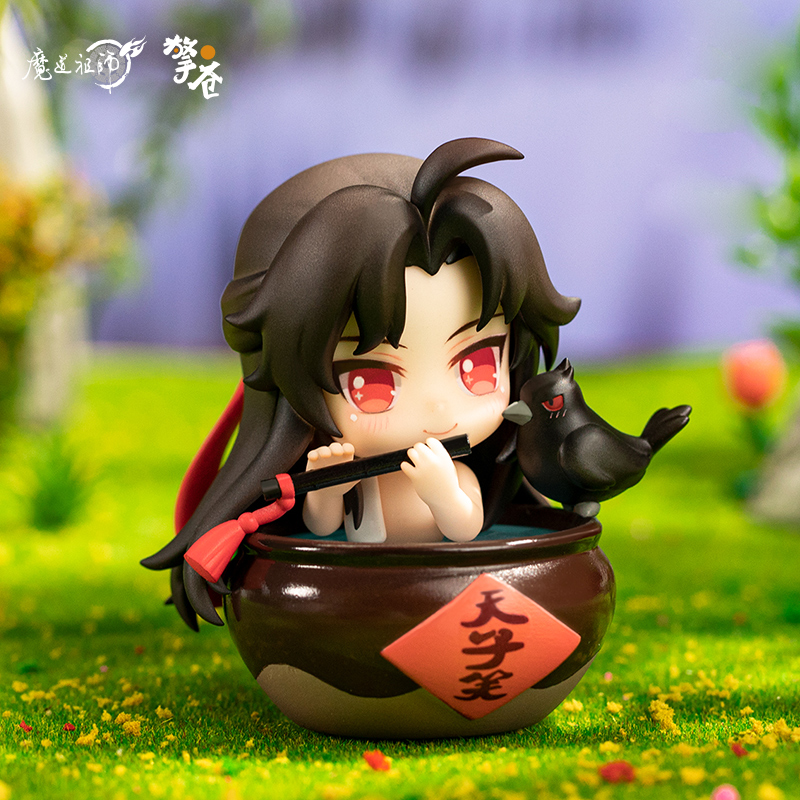 擎苍魔道祖师魏无羡蓝忘机Q版手办夏日沐歌正版动漫盲盒公仔周边-图2