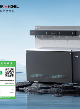 安吉尔AHR3434-8030K4 商用步进式不锈钢饮水台 净化加热一体商务