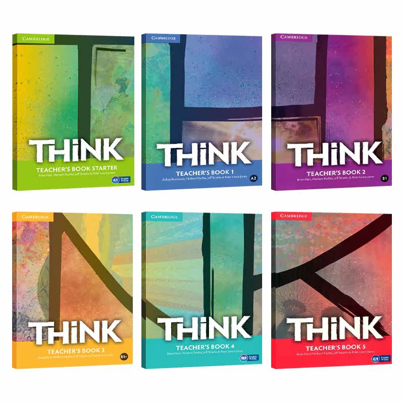 剑桥原版think Starter 1 2 3 4 5 教师书教辅剑桥大学出版社think教材讲解解析答案teacher S Book 初级中学英文 原版进口教材