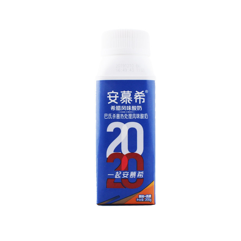 伊利安慕希燕麦10盒装希腊风味黄桃 木木食品酸奶