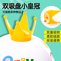 Electric Car Suction Cup Safety Helmet Article Adornment Cute Creative Accessories Childrens Battery Locomotive Safety Helmet Crown