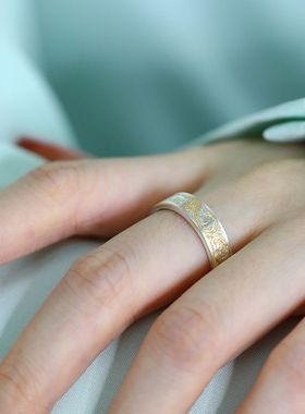 戒指女999足银新中式国风