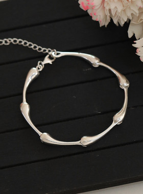 925银不规则手链女中性风手环潮流港风高级感小众设计手环