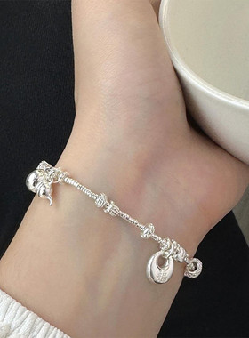 925银葫芦通勤风手链手环女轻奢高级感2025年开学生日礼物