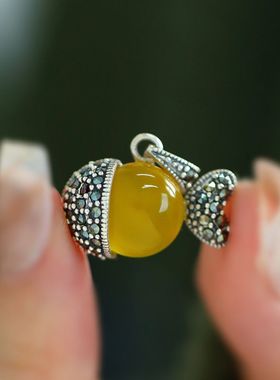 吊坠女S925纯银新中式民族风