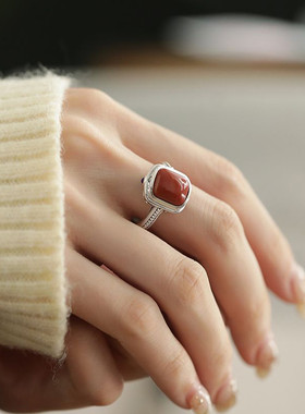 戒指女S925银新中式民族风