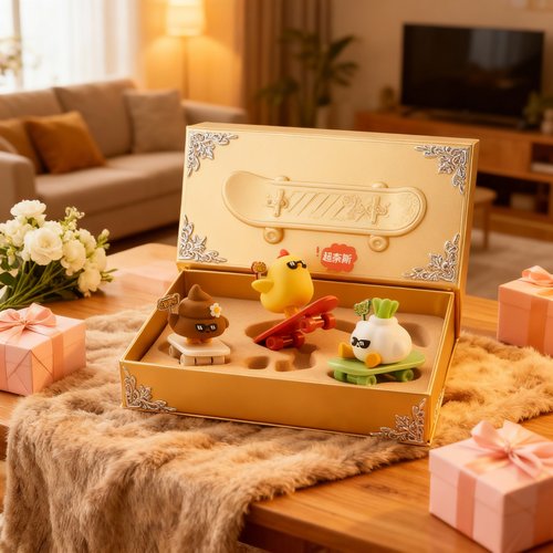 可爱卡通动物桌面摆件潮玩手办生日礼物装饰品 - 图2