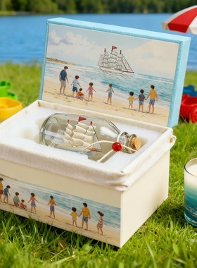 装饰摆件帆船海滩家居礼品