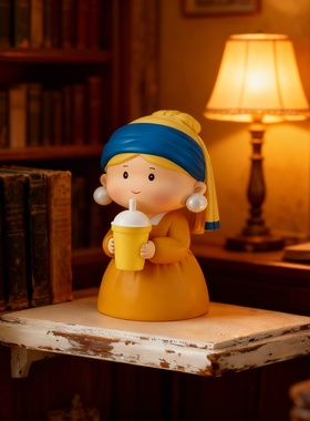 复古卡通人物装饰摆件