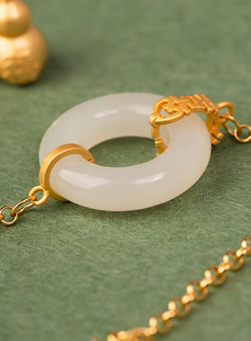 新疆文博馆文创福禄双喜平安环手链新中式送女朋友生日礼物